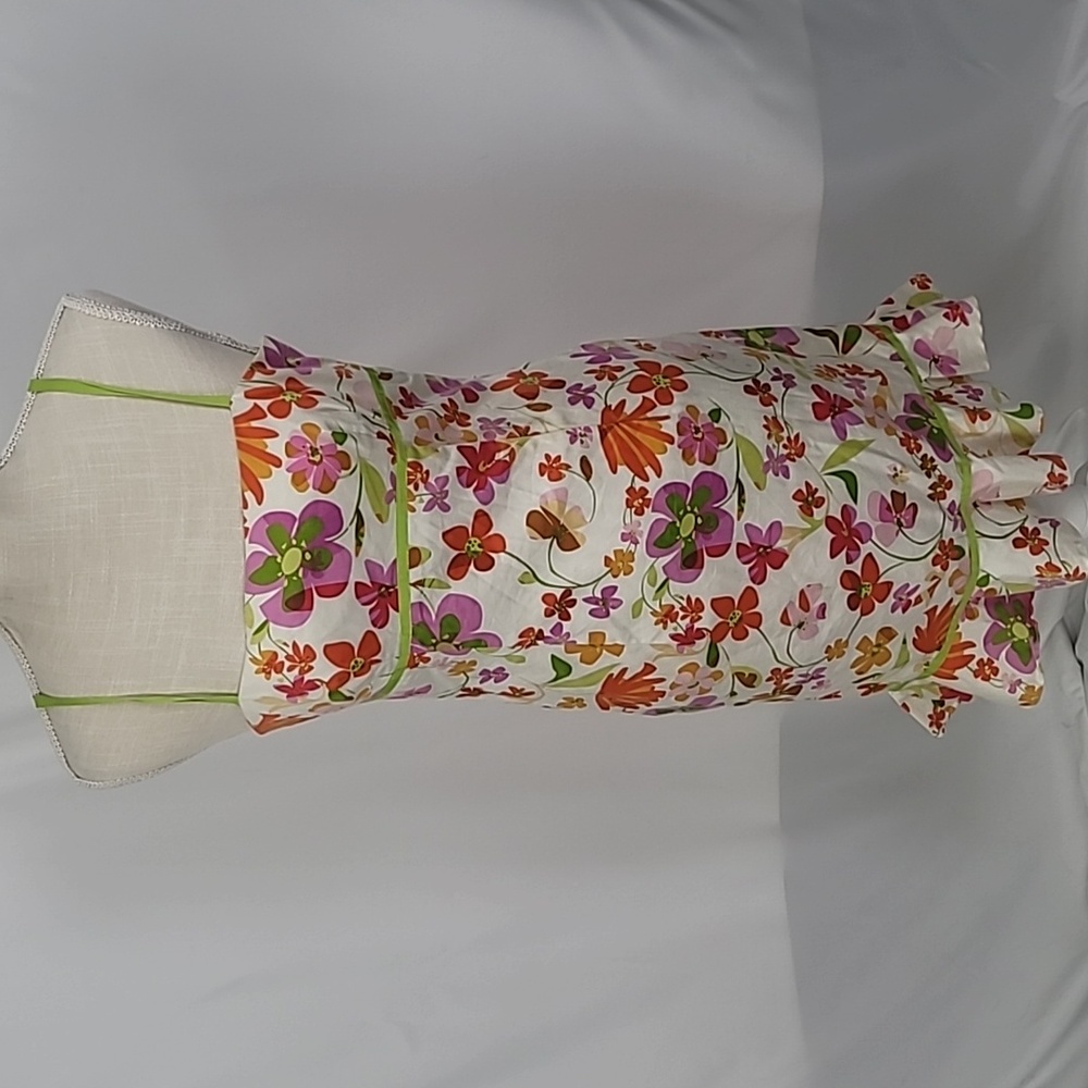Lovely Floral Print Spaghetti Strap Dress Maggy London Petites 2